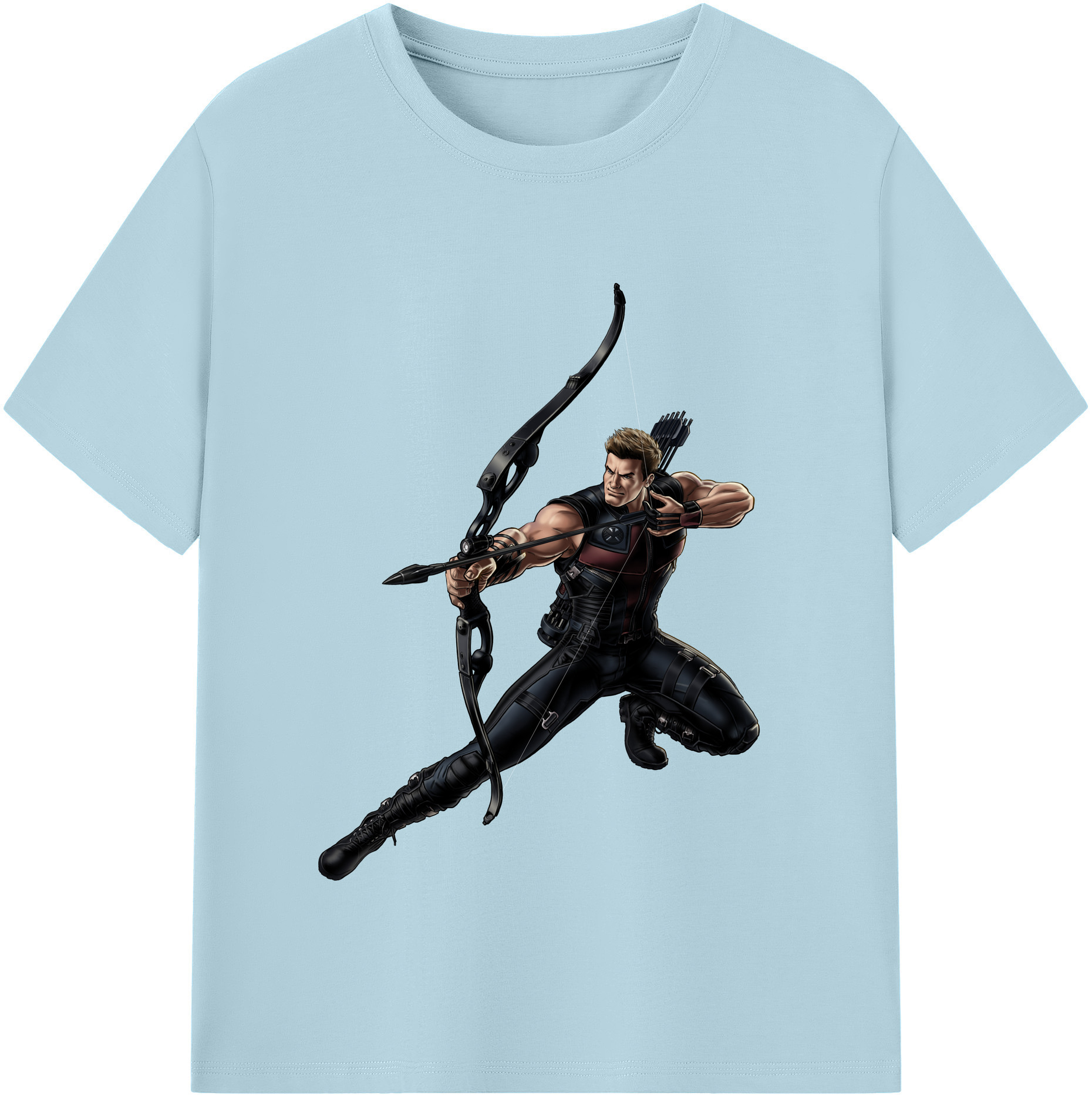 （画像用） アベンジャーズ The Avengers 綿100％半袖Tシャツ（フロントプリント）